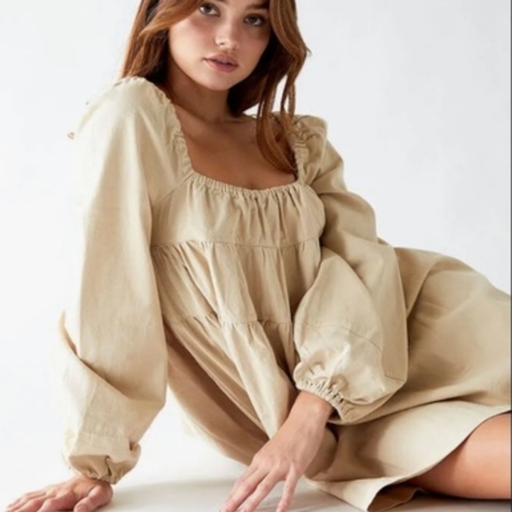 En Saison Allison Denim Dress Small NWR New